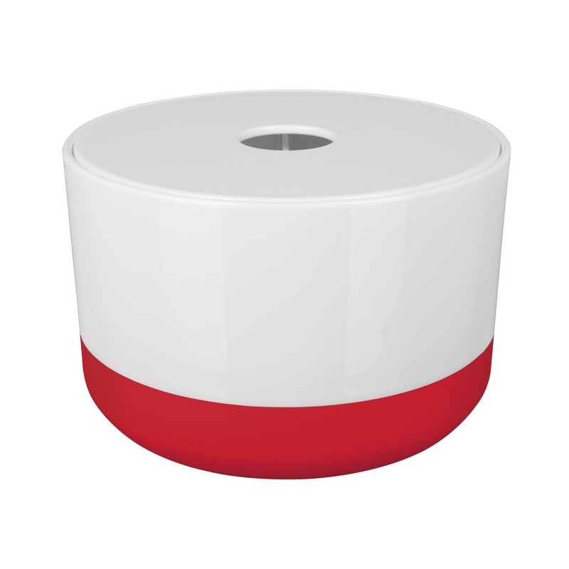 Spirella Boite De Rangement Multi-box PS MOJI Blanc & Rouge Spirella