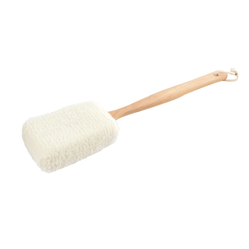 spirella Brosse de bain en bois avec éponge exfoliante MSV spirella Brosse de bain en bois avec éponge exfoliante MSV