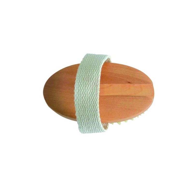 Spirella Brosse De Bain En Bois Avec Manche Détachable MSV