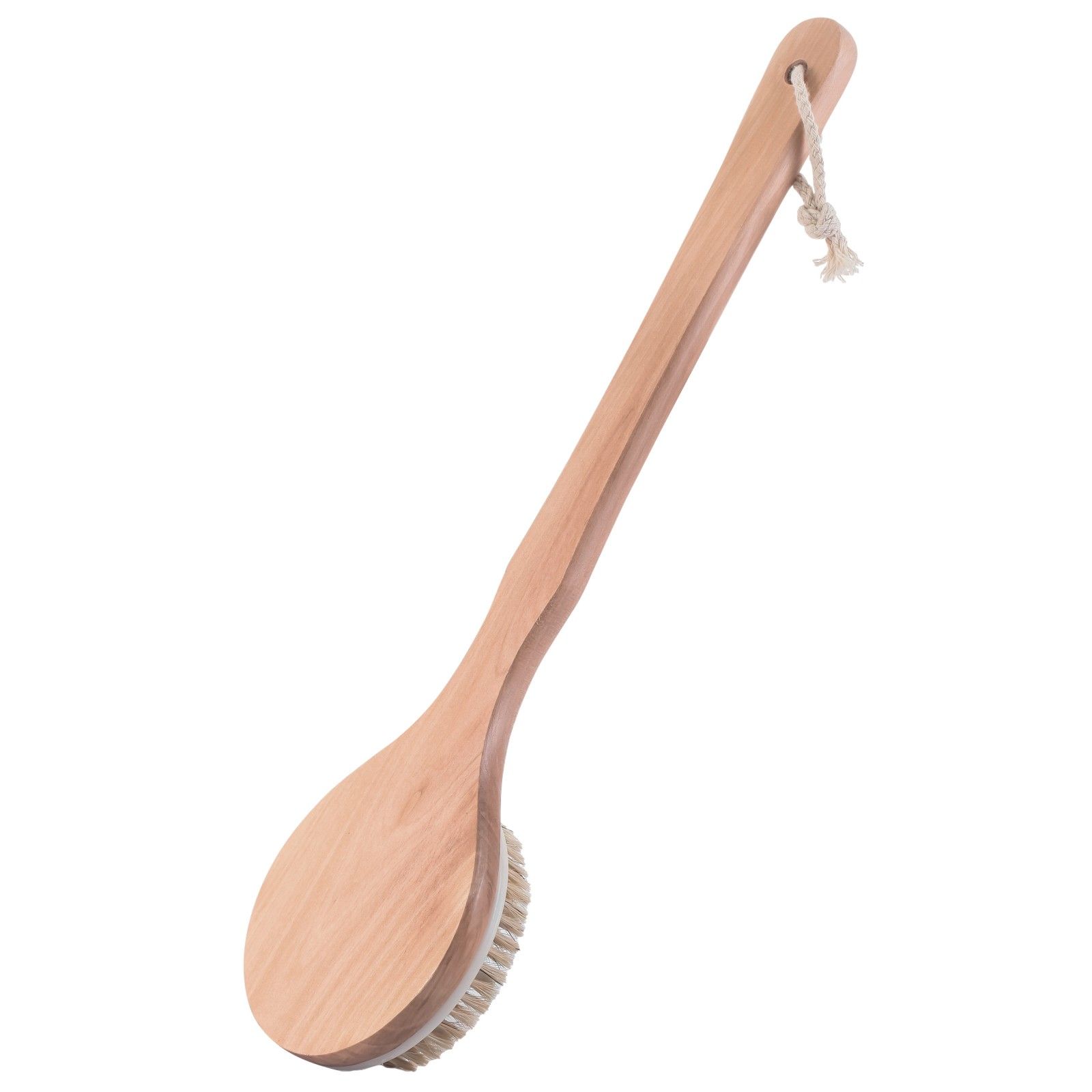Spirella Brosse De Bain En Bois Exfoliante Avec Manche Long MSV