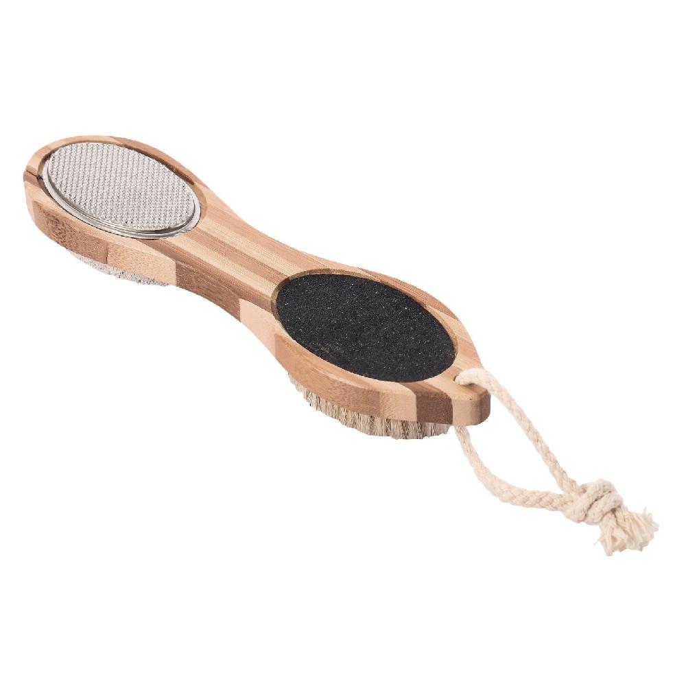 Spirella Brosse De Bain Pour Les Pieds 4 EN 1 En Bois MSV