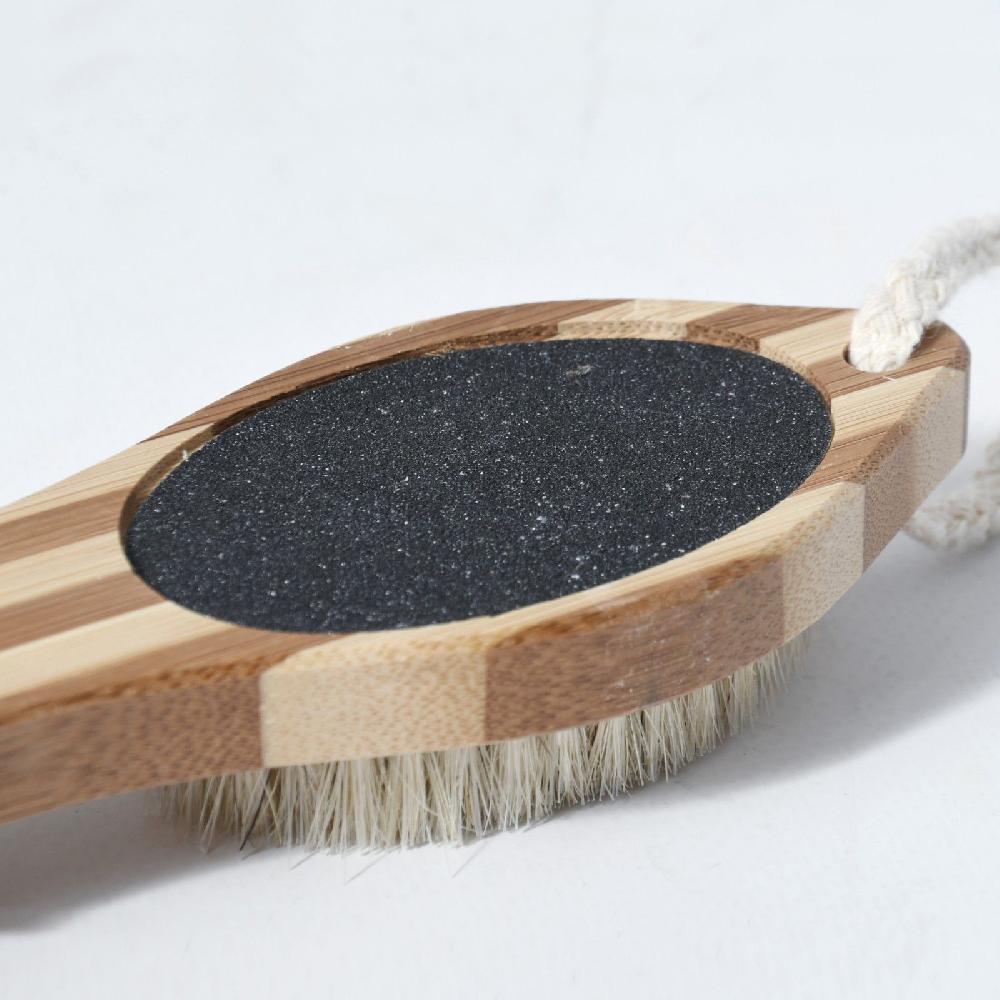 Spirella Brosse De Bain Pour Les Pieds 4 EN 1 En Bois MSV