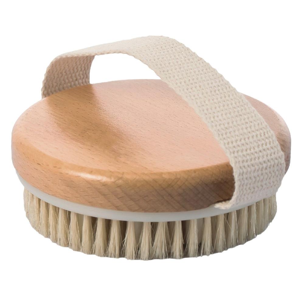 Spirella Brosse De Massage Exfoliante Ronde En Poils Et Picots MSV