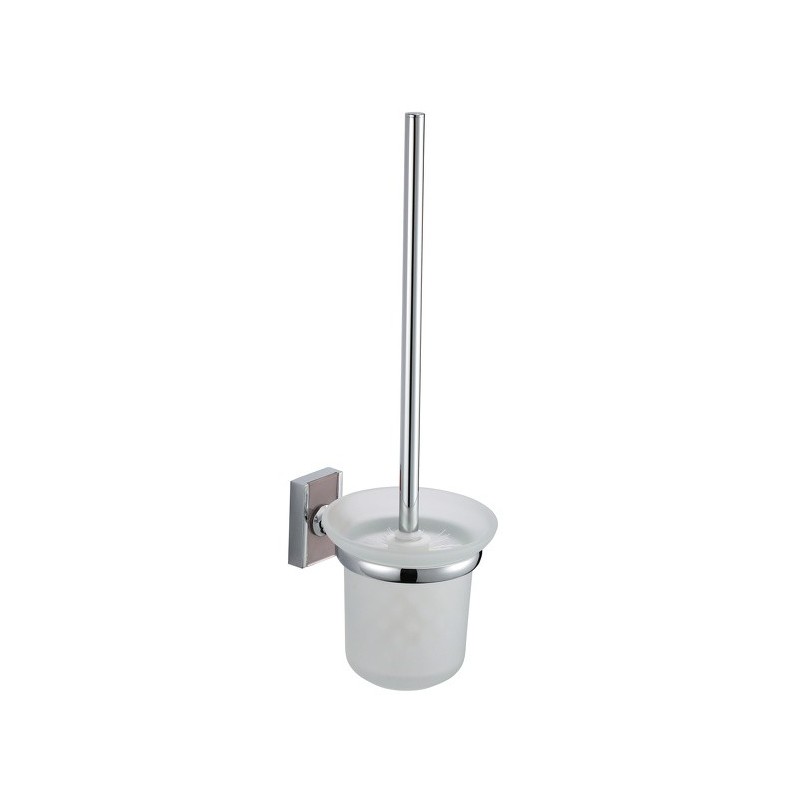 spirella Brosse wc avec support à  fixer Zinc Chromé ALBA MSV