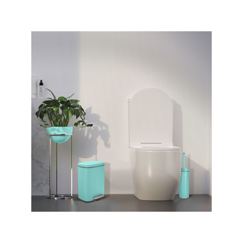 Spirella Brosse Wc Avec Support Acier AKIRA Aqua Mat Spirella