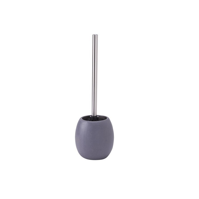 spirella Brosse Wc avec support Céramique BALI Gris Aspect Pierre MSV