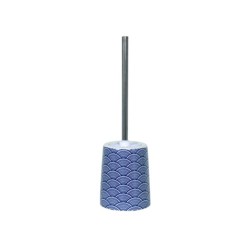 spirella Brosse wc avec support Céramique BENTO Bleu MSV