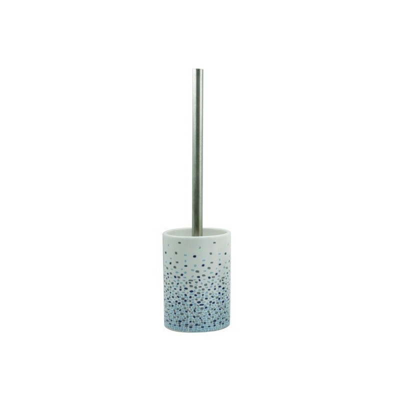 spirella Brosse wc avec support Céramique BREST Bleu MSV