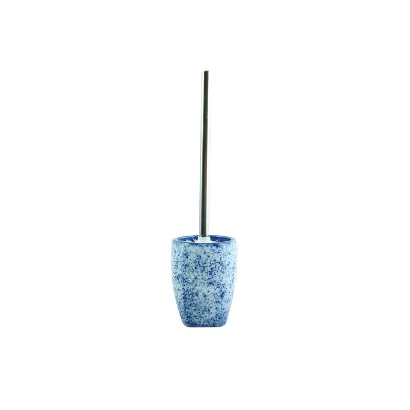 spirella Brosse wc avec support Céramique CARRARE Bleu MSV