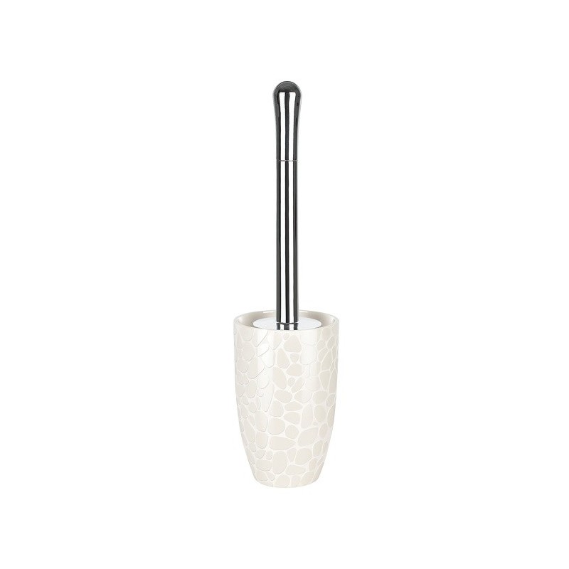 spirella Brosse Wc avec support Céramique DARWIN PEBBLE Blanc Brillant Spirella