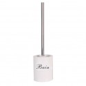 Spirella Brosse Wc Avec Support Céramique DINAN Blanc MSV