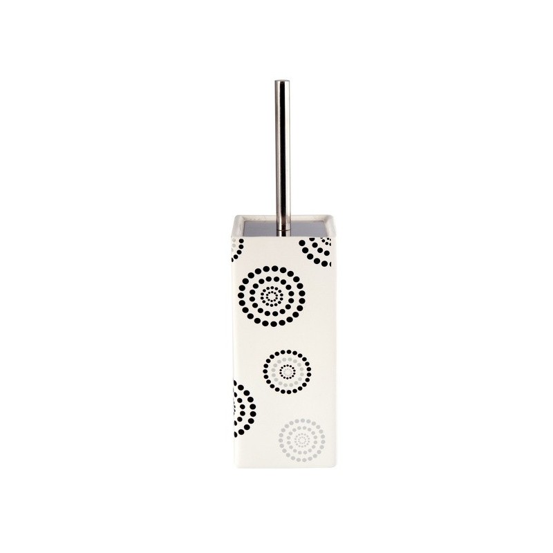 spirella Brosse wc avec support Céramique DOTS à  Motifs MSV