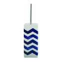 Spirella Brosse Wc Avec Support Céramique LE CAP Bleu & Blanc MSV