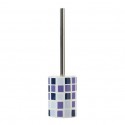 Spirella Brosse Wc Avec Support Céramique MOSAIKO Bleu MSV