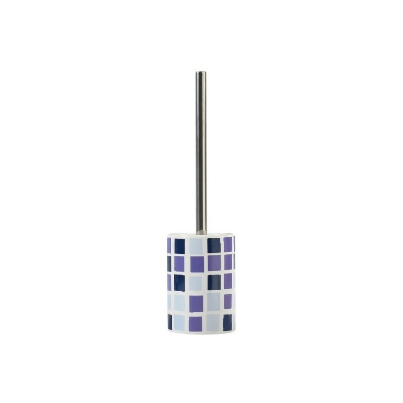 spirella Brosse Wc avec support Céramique MOSAIKO Bleu MSV
