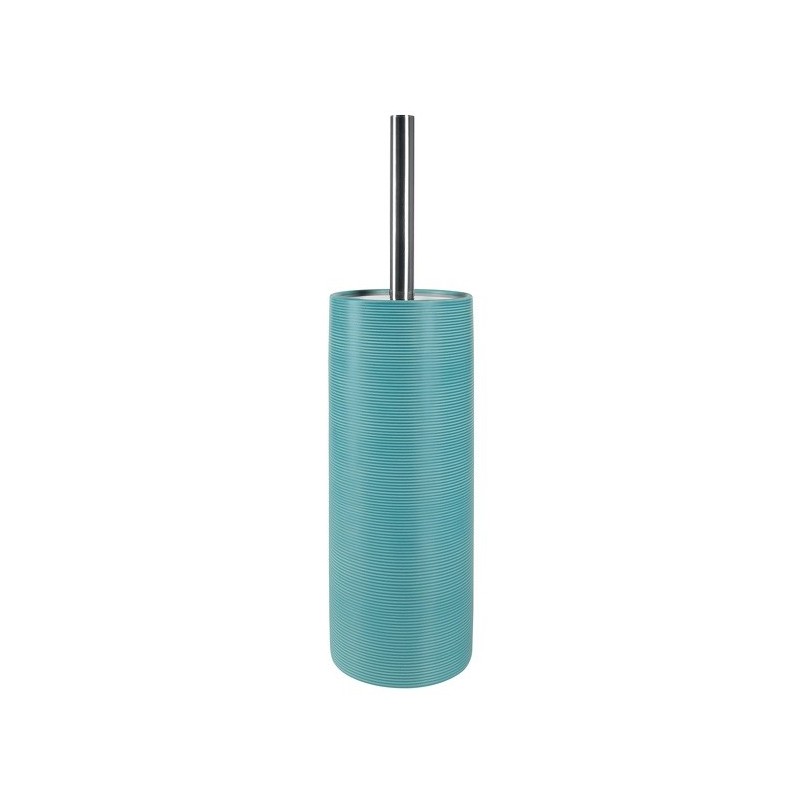 spirella Brosse Wc avec support Céramique TUBE RIBBED Bleu turquoise Spirella