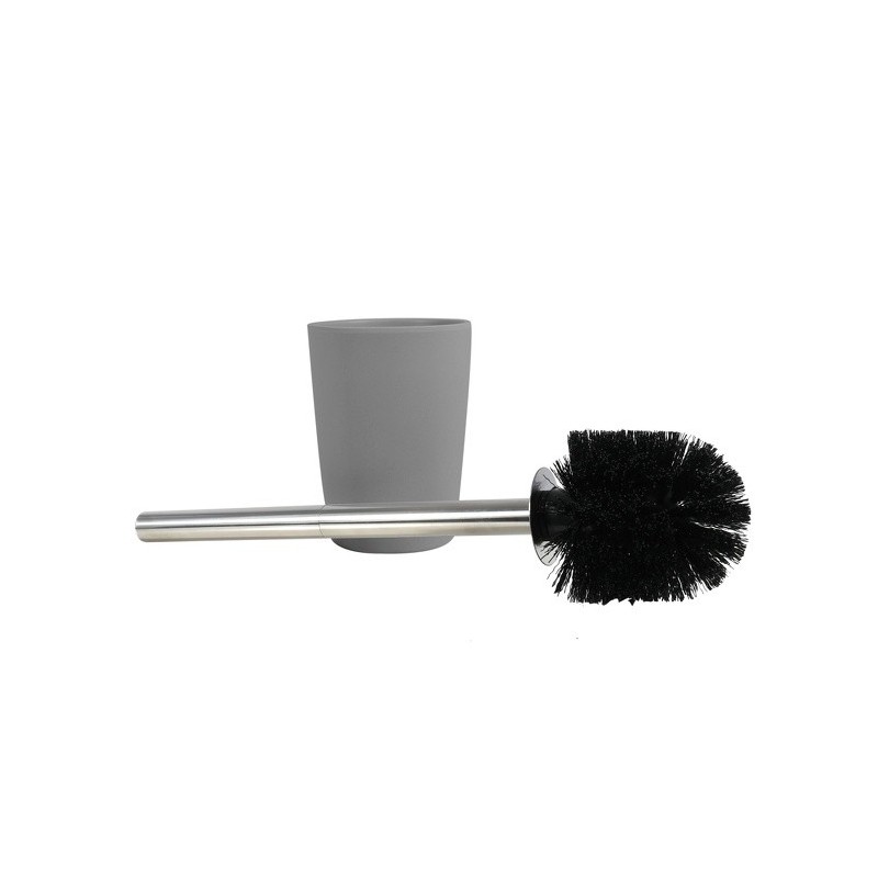 Spirella Brosse Wc Avec Support Fibres De Bambou TAKEO Gris Spirella