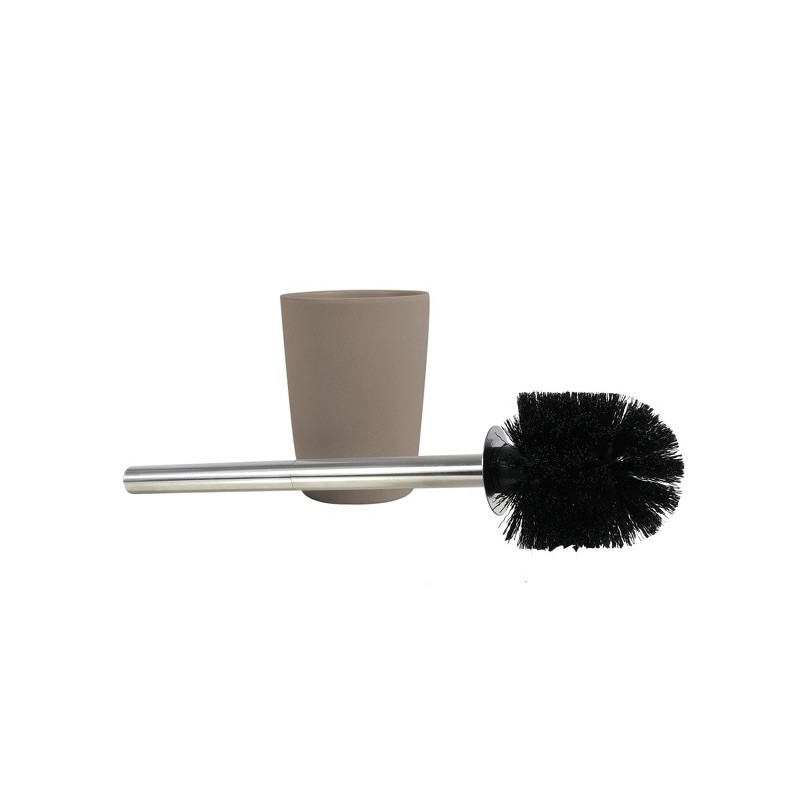 Spirella Brosse Wc Avec Support Fibres De Bambou TAKEO Taupe Spirella
