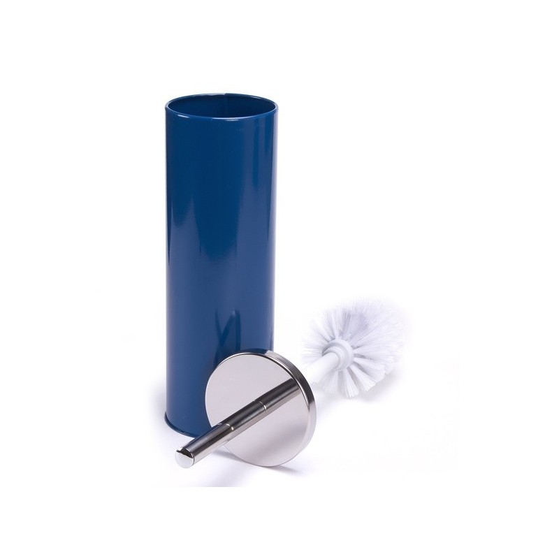 Spirella Brosse Wc Avec Support Inox & Acier Bleu MSV