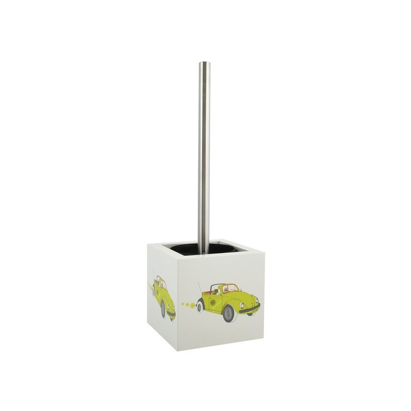 spirella Brosse Wc avec support MDF & Acier Inox Carré Cox 70' MSV