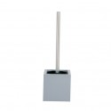Spirella Brosse Wc Avec Support MDF & Inox Argent MSV