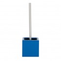 Spirella Brosse Wc Avec Support MDF & Inox Bleu Marine MSV