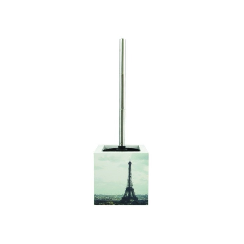 spirella Brosse Wc avec support MDF & Inox Tour Eiffel MSV