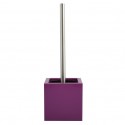 Spirella Brosse Wc Avec Support MDF Inox Violet MSV