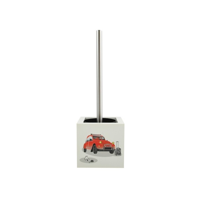 spirella Brosse Wc avec support MDF & Inox Voiture 2CV MSV