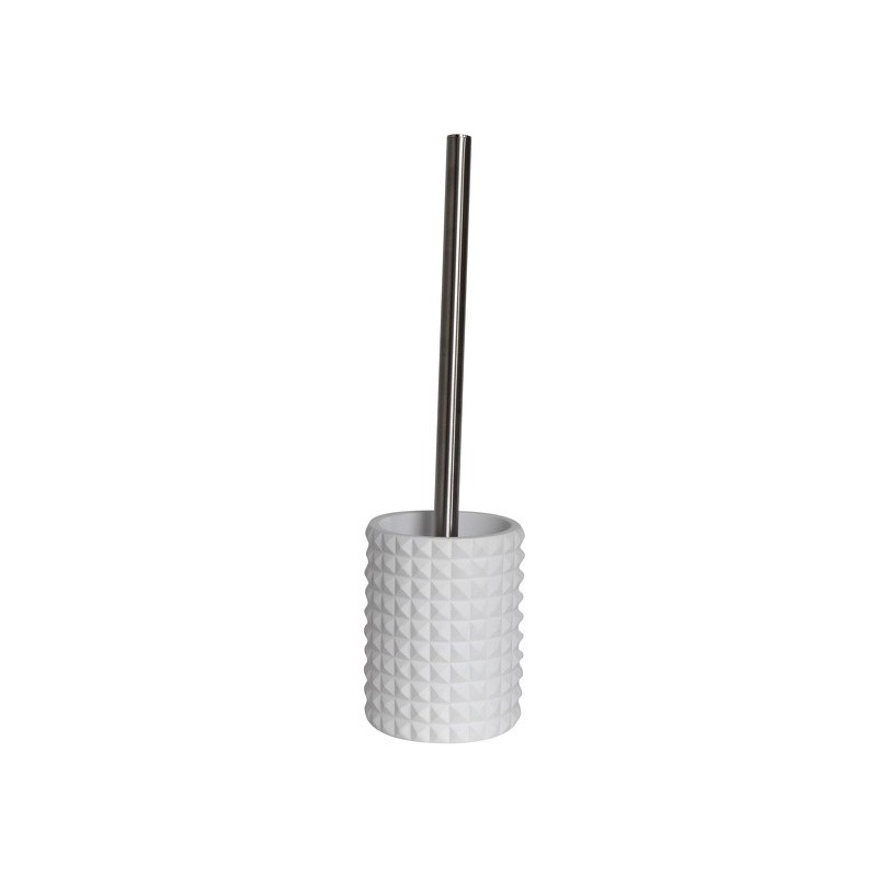 spirella Brosse Wc avec support Polyresine MOSAIK Blanc MSV