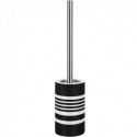 Spirella Brosse Wc Avec Support TUBE STRIPPES Noir & Blanc Spirella