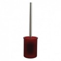 Spirella Brosse Wc Avec Support Verre YOKO Misty Bordeaux Spirella
