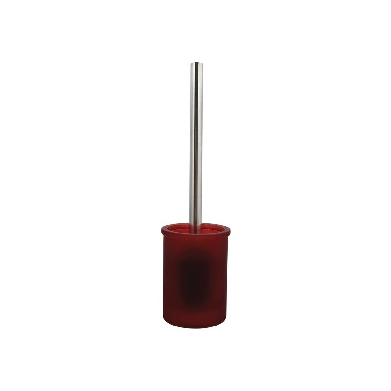 spirella Brosse Wc avec support Verre YOKO Misty Bordeaux Spirella