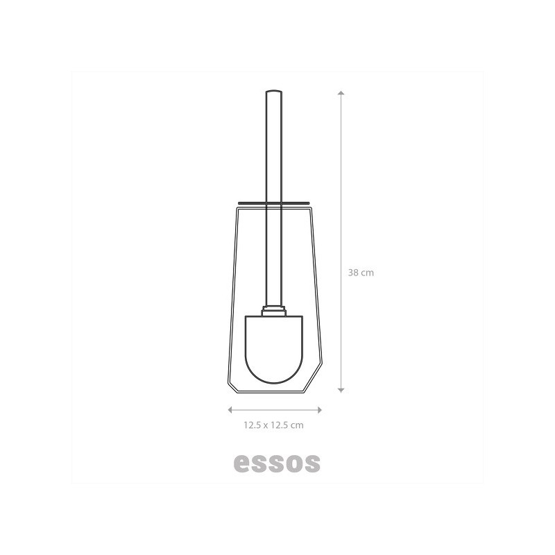 Spirella Brosse Wc Céramique ESSOS Dove Matt Elements By Spirella