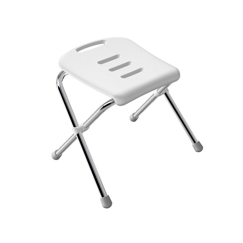 spirella Chaise pliante rabattable de bain Chrome Spirella