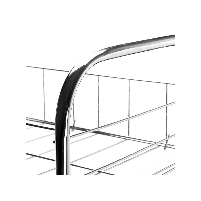 Spirella Chariot Multi-Fonctions 3 Niveaux Acier Chromé MSV
