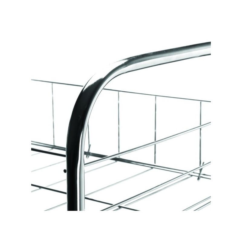 Spirella Chariot Multi-Fonctions 3 Niveaux Acier Chromé MSV