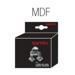 Spirella Charnières Inox Pour Abattant Wc - Modèle En MDF Spirella