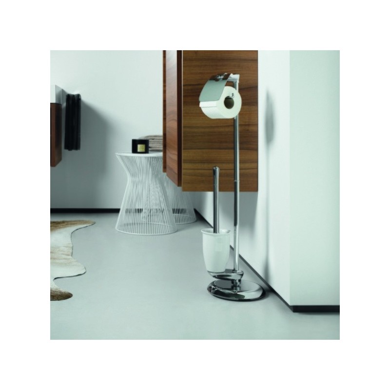 Spirella Combiné Wc DARWIN Acier Chromé & Porcelaine Spirella