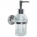 Spirella Distributeur De Savon à  Fixer Verre & Acier Chromé LAGUNE Transparent Spirella