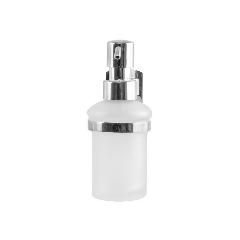 Spirella Distributeur De Savon à  Fixer Verre & Chromé TAKU Transparent Spirella