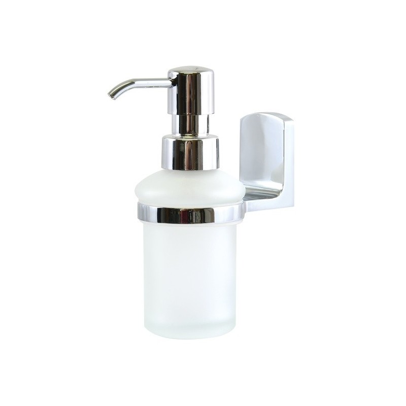 Spirella Distributeur De Savon à  Fixer Verre & Chromé TAKU Transparent Spirella
