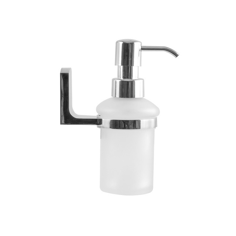 spirella Distributeur de savon à  fixer Verre & Chromé TAKU Transparent Spirella