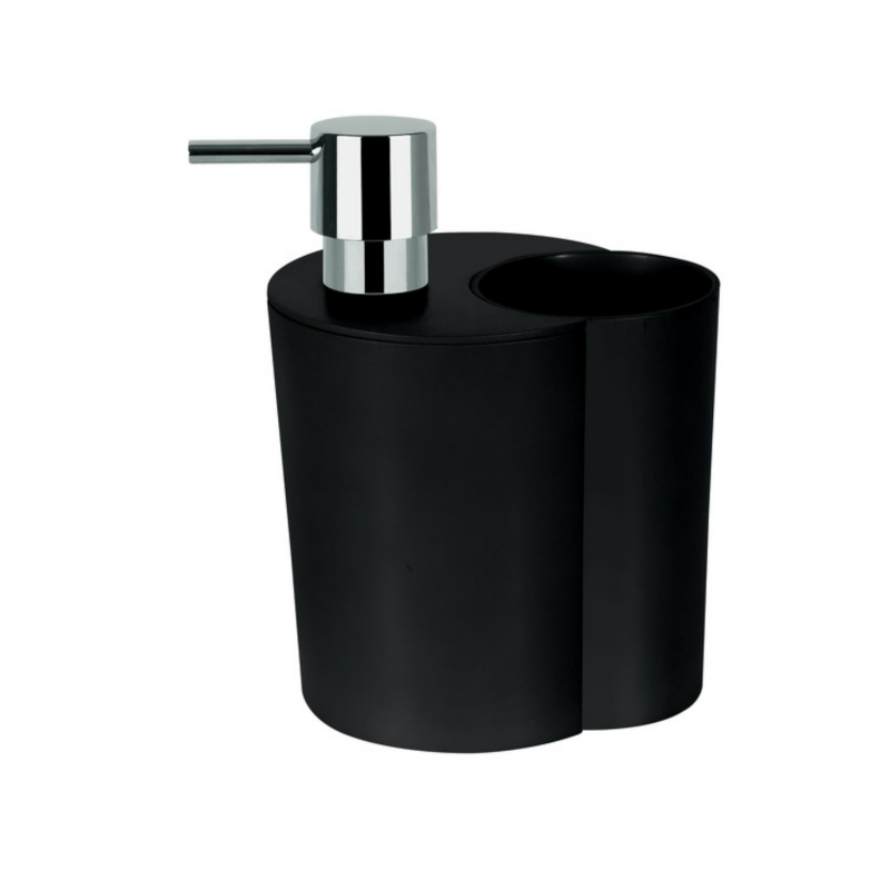 spirella Distributeur de savon ABS SUN & MOON Noir Spirella