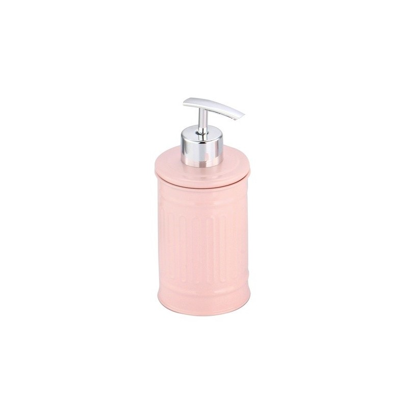 spirella Distributeur de savon Acier HABANA Rose Pastel MSV