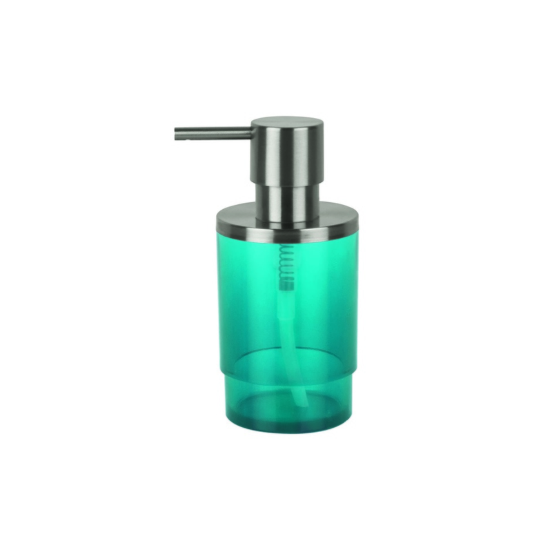 spirella Distributeur de savon Acrylique NYO Bleu turquoise transparent Spirella