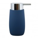 Spirella Distributeur De Savon ASTI Soft Touch Bleu Foncé MSV