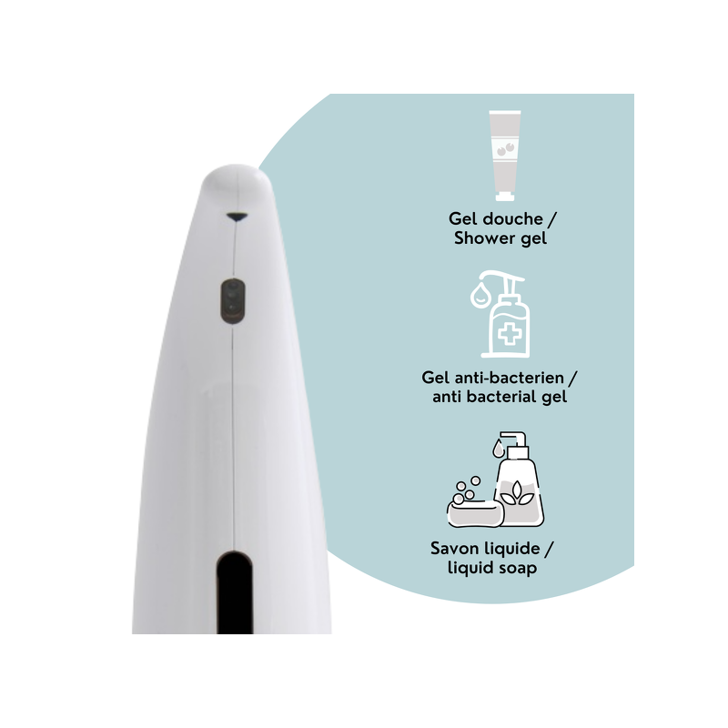 Spirella Distributeur De Savon Automatique Infrarouge SELMA Blanc Spirella
