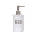 Spirella Distributeur De Savon Céramique ADELAIDE Blanc MSV