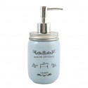 Spirella Distributeur De Savon Céramique APOLINE Bleu MSV